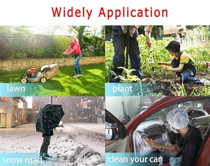 ITUSHA Silicone Waterproof Shoe Covers Rain Socks, Reusable Foldable Non-Slip Shoes Boots Shoes Covers Overshoe for Indoor, Rain, Snow, Grassland. Shoes for Men & Women & Children (White, Large) 6 61pcC8VUKmL