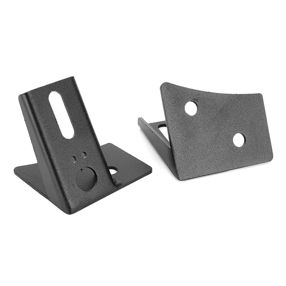 Supporto Staffa Per Riflettori Auto In Metallo – Per Jeep JK 2007–2017, Montante A, Nero