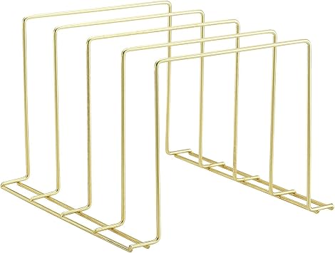 Better Houseware Multi-Purpose Kitchen and Office Organizer, Plated Brass