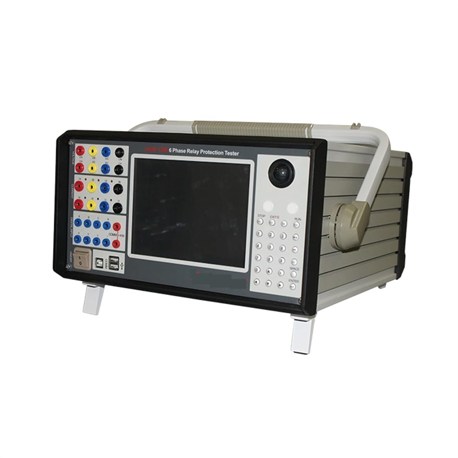 1200 Intelligent 6 Phase Relay Test Set Current Injection Microcomputer Relay Test System