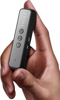 Calpol Hidden Camera Detector, AI-Powered Anti-Spy Device | GPS Tracker & Bug Detector, Portable RF Signal Scanner for Hotels, Travel, Home & Office with LED (Black) - Amazon product rated Grade A