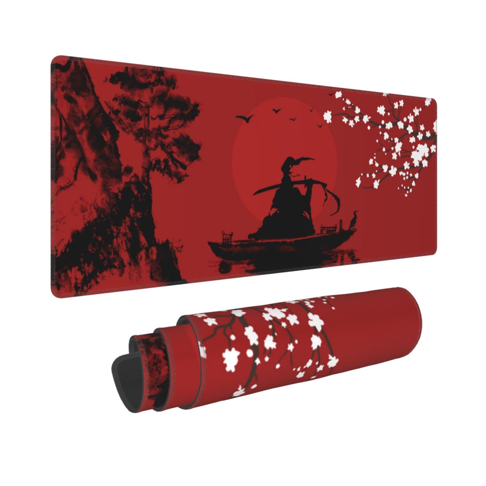 XXL Cherry Blossom Mouse Pad Sakura Japanese Gaming Mousepad Keyboard Mat Office Carpet Laptop Extended Mice Pad PC Accessori - 7