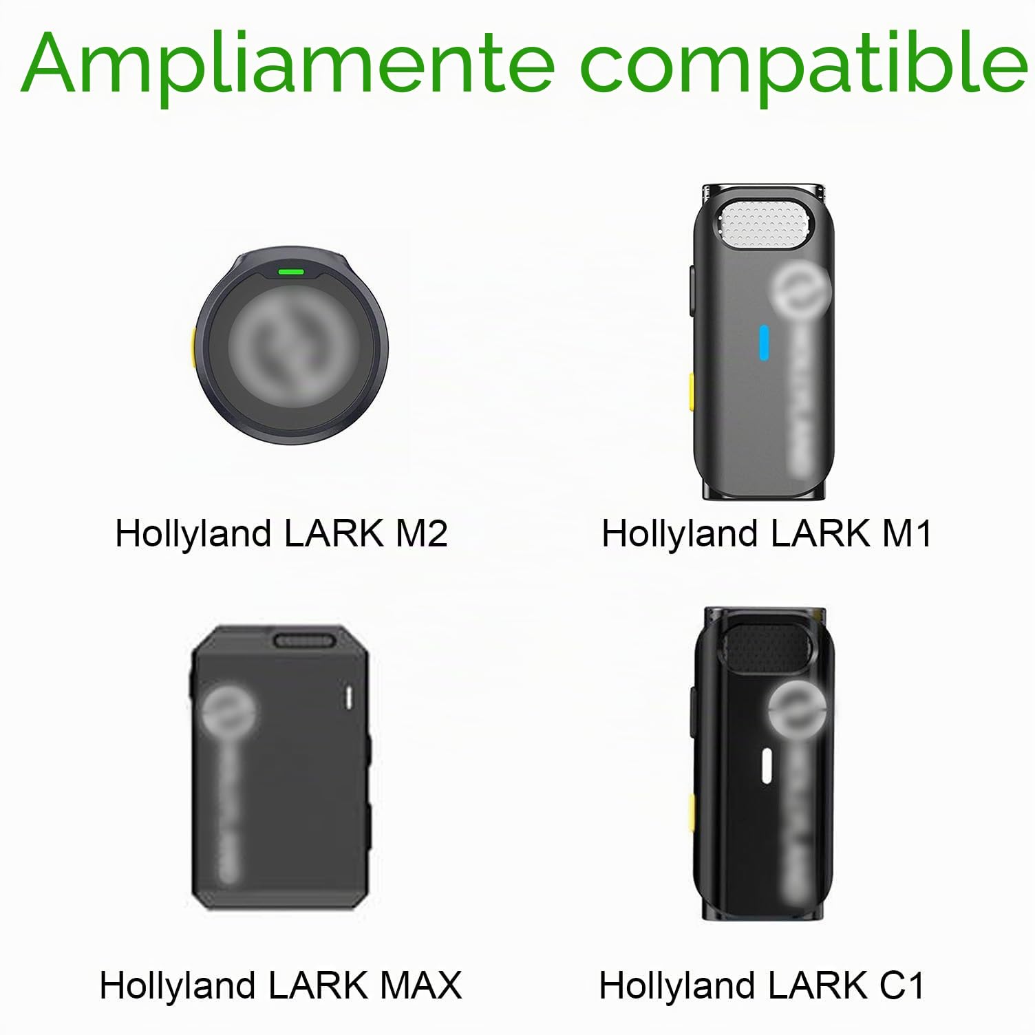 Soporte para micrófono de mano magnético Hollyland LARK M2 M2S M1 MAX C1 150 Adaptador de micrófono Lavalier inalámbrico con mango de entrevista