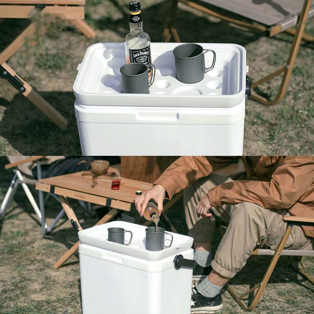 Borsa frigo da campeggio, grande, isolata, portatile, per barbecue