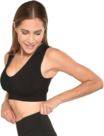 AlignMe Pullover Posture Sports Bra - Corrective Support for Improved Posture and Comfortable Wear