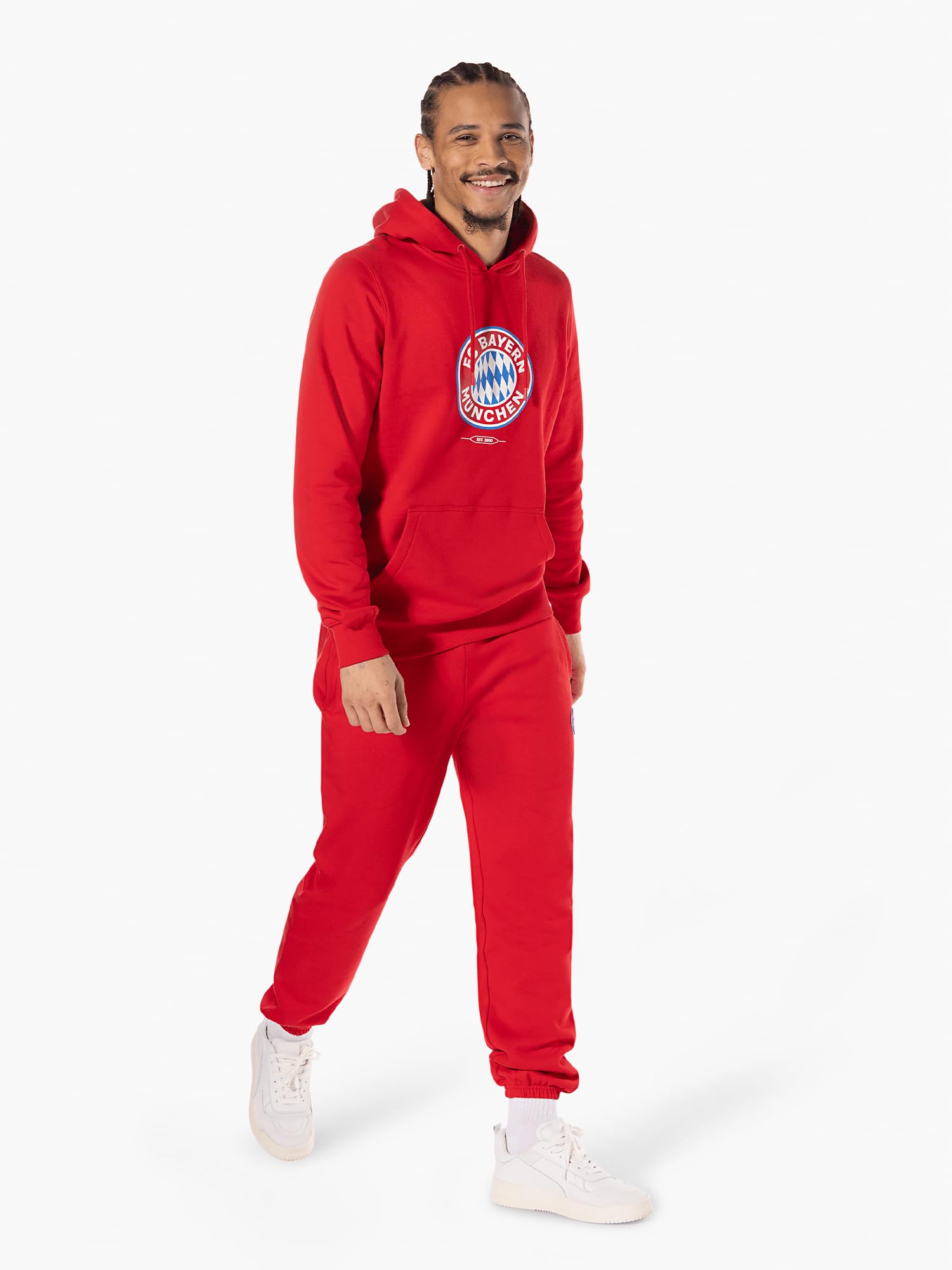 FC Bayern München | Sudadera con capucha | Essential | Hombre | Azul marino o rojo