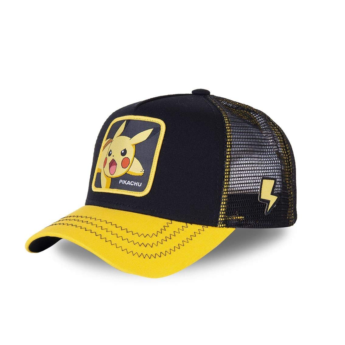Capslab Unisex CL-PKM2-3-PIK6 Cap, Beret, Opacity, Black, One Size