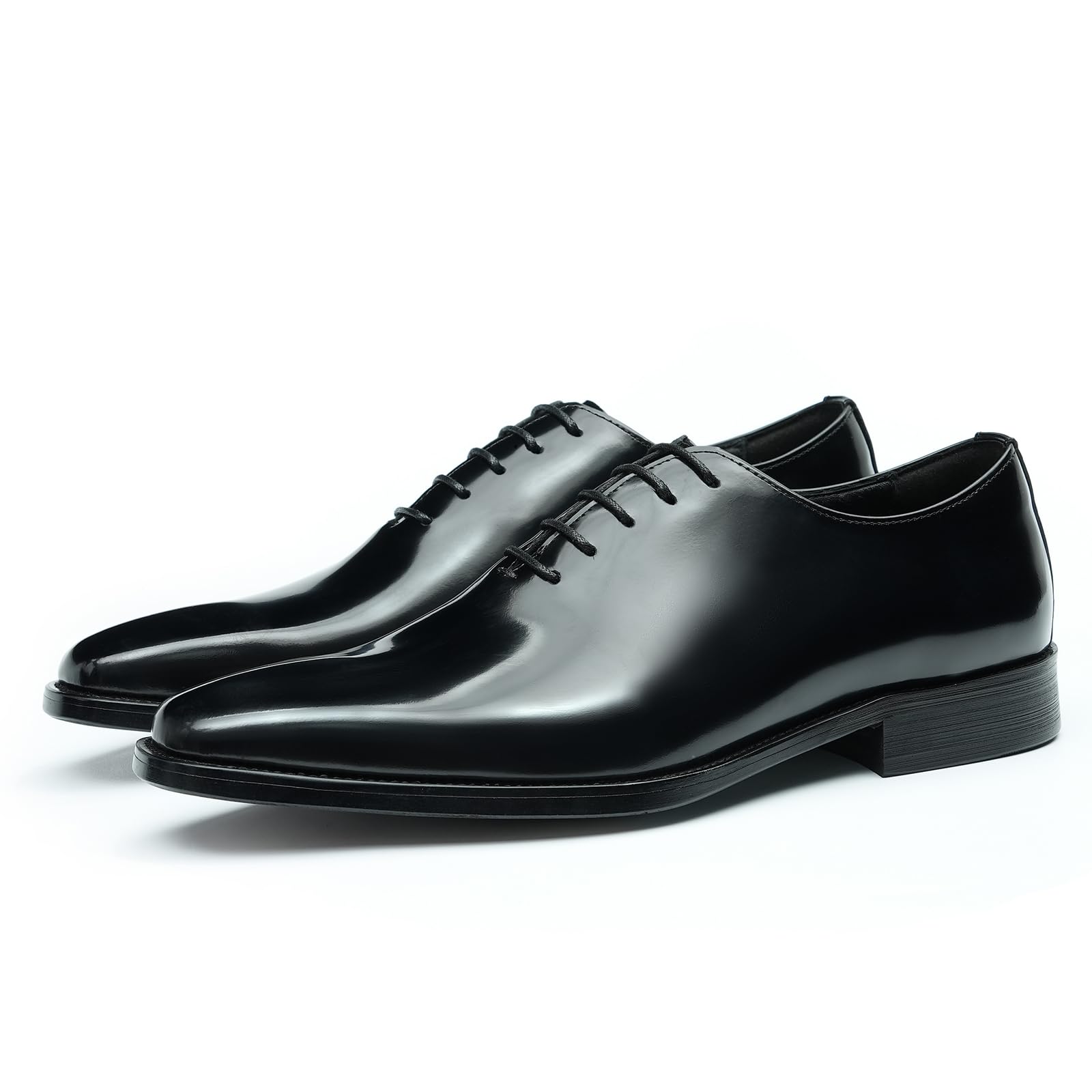 Oxfords Brogue Formales Negocios para Hombres Zapatos de Vestir Oficina en Cuero Zapatos Bajos con Cordones Ciudad Vestido