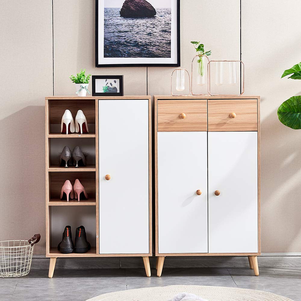 Huisen Furniture Wood Corner Kitchen Storage Cupboard Sideboard with 2