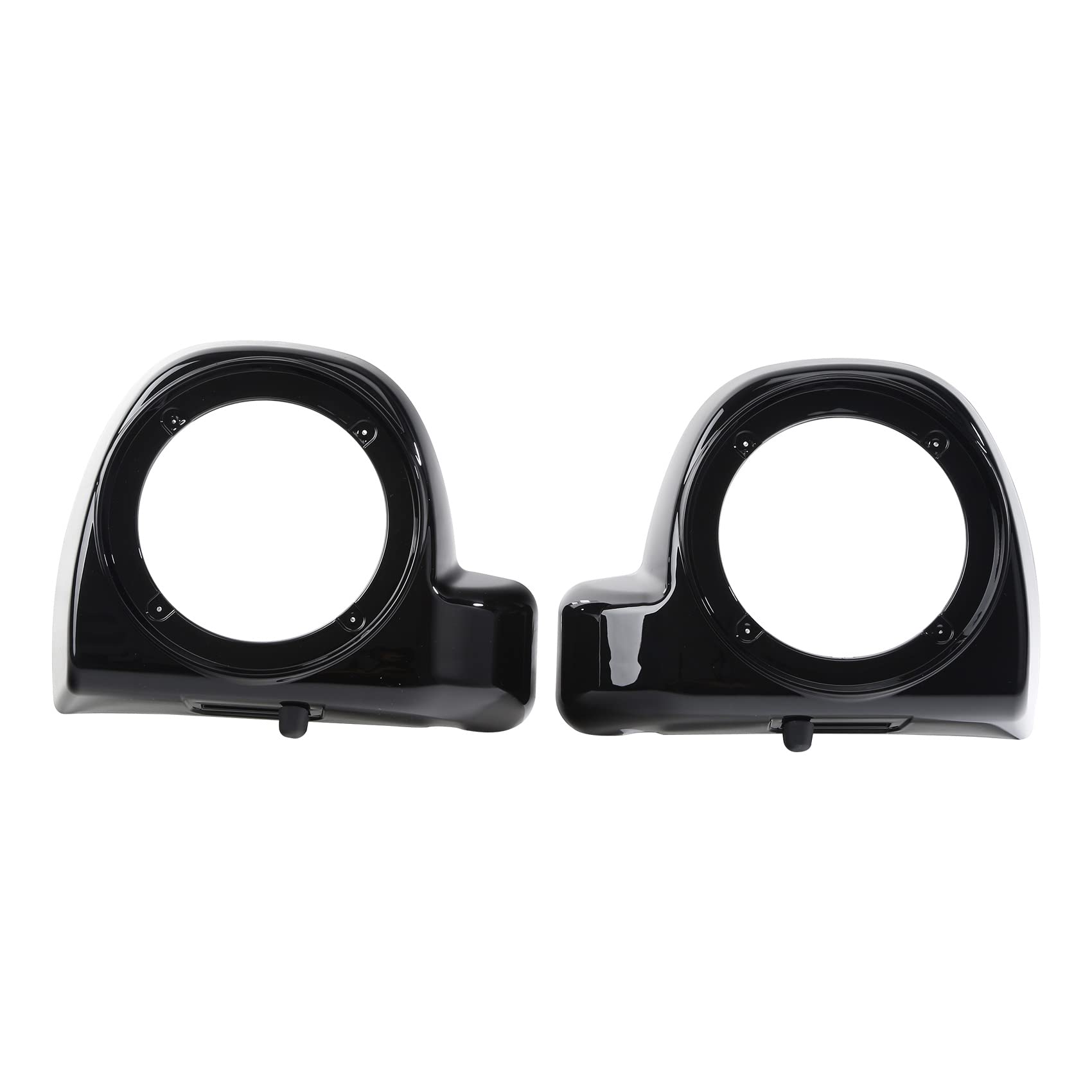 XMT-MOTO Vivid Black 6.5 in. Fairing Lower Speaker Boxes fits for 2014-later Harley Touring Road Glide, Street Glide, Electra Glide Std