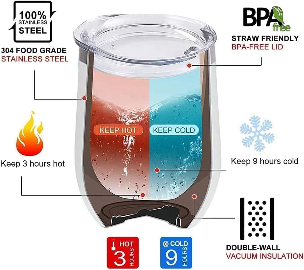 Thank You for Being A Friend Wine Tumbler,Golden TV Show Merchandise,12 Oz Insulated Stainless Steel Tumbler with Lid,Girls Friendship Gifts for Women Sister, Birthday Christmas Gifts for Her(White) - Image 2