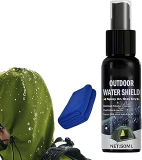 Waterproof Spray - 50ml Fabric Protector for Boots, Sneakers, Tents, Backpacks, Marine Gear, Wood, Furniture, for Shoes Upholstery, Carpet, Outdoor Water Shield