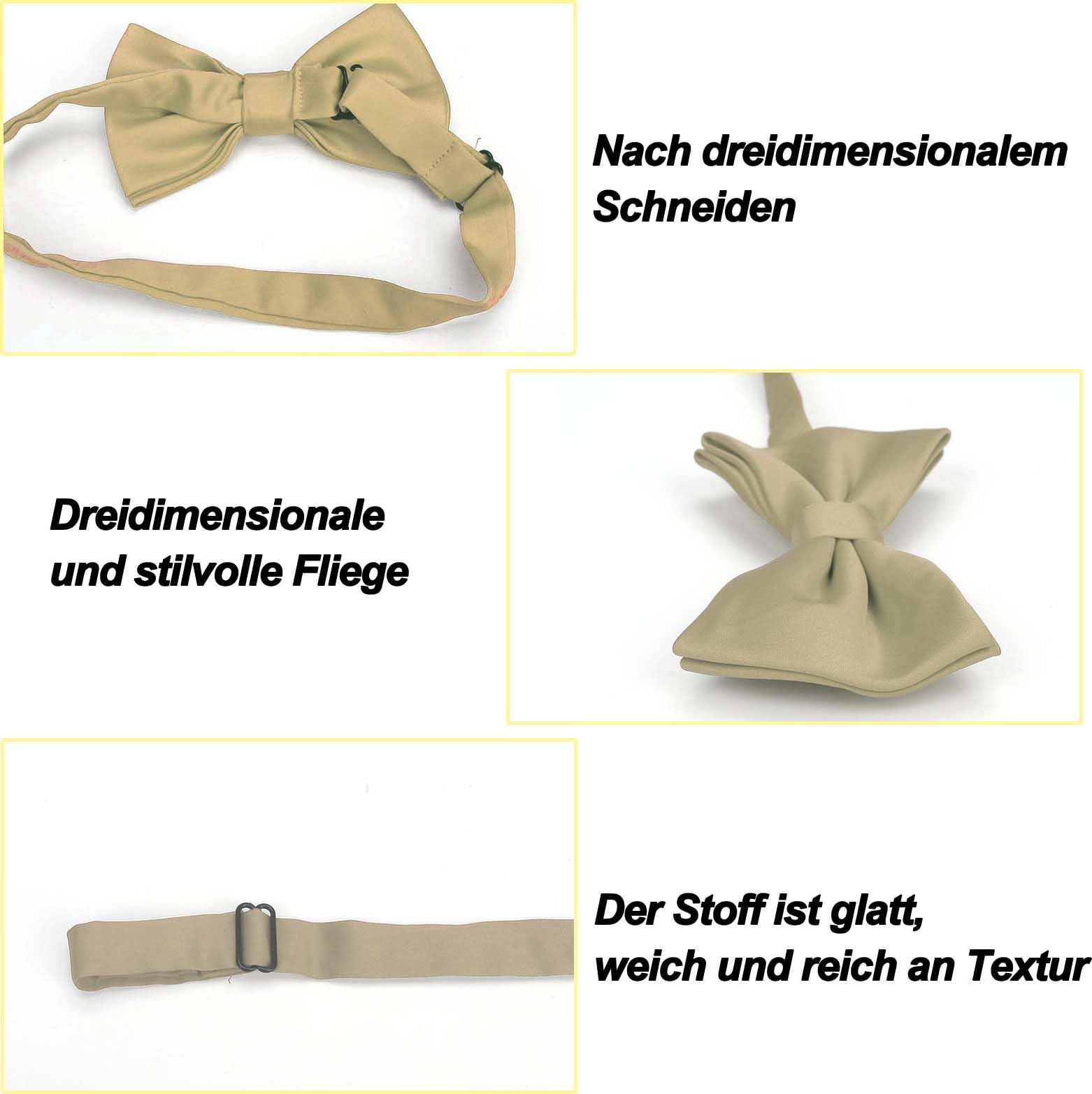 Klassische gebundene Fliege Kids & Men’Formal Solid, Verstellbar Vorgebundene Fliege Herren Jungen Anzug Fliege, Handgefertigt, für Erwachsene & Kinder für Hochzeitsfeier Ausgefallene