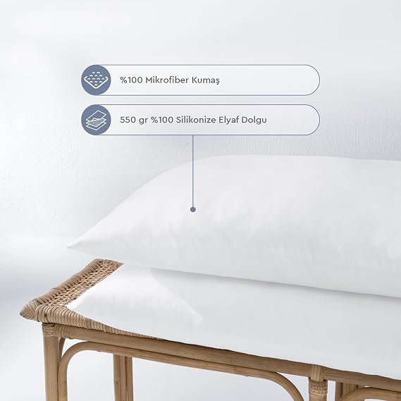 Yataş Bedding Handy 2'li Roll Pack Yastık Seti (50x70 cm)