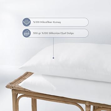 Yataş Bedding Handy 2'li Roll Pack Yastık Seti (50x70 cm)