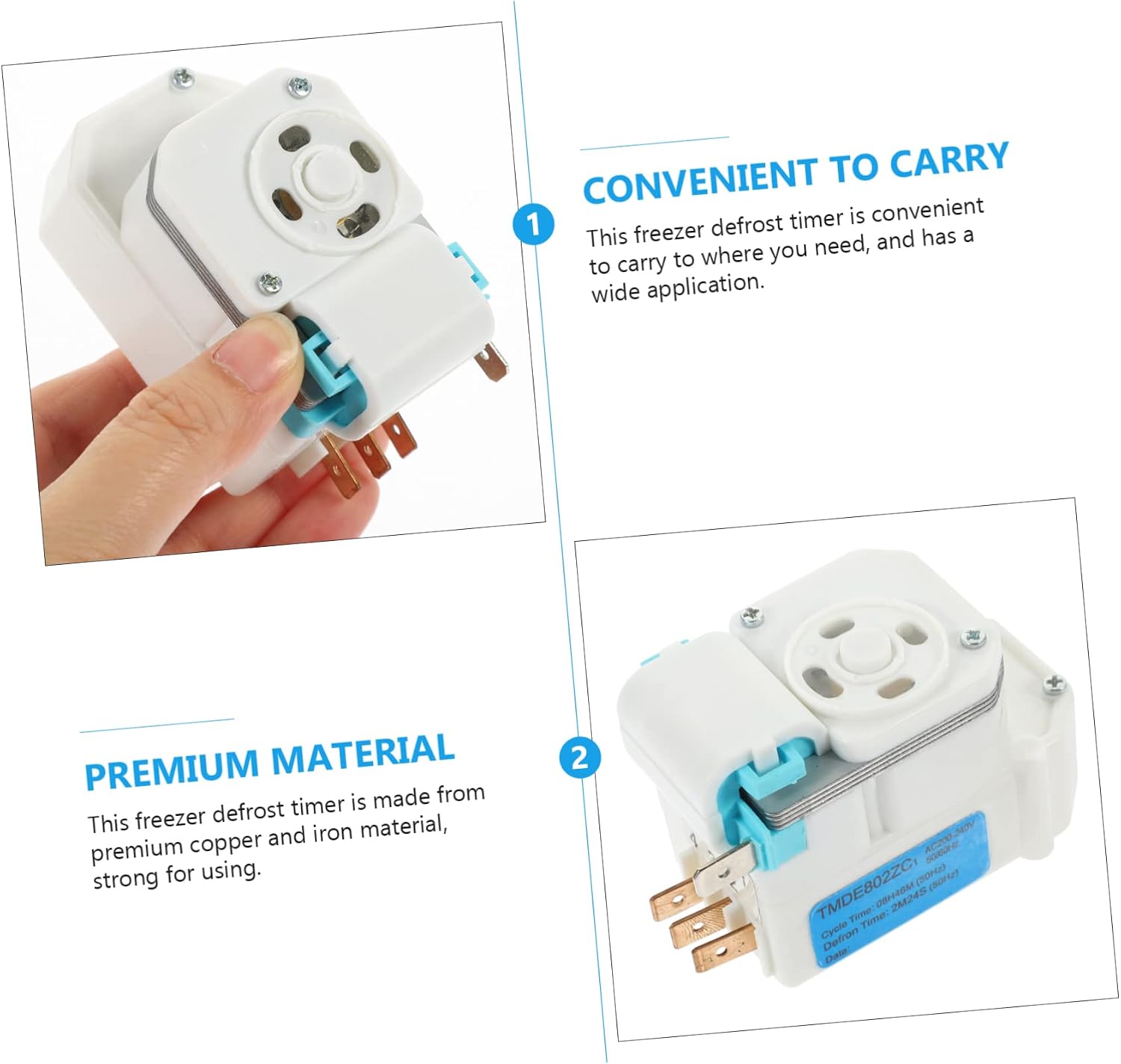 Refrigerator Freezer Defrost Timer, 200v- Electronic Control