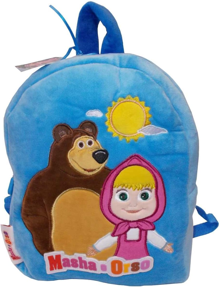Masha and the Bear Backpack Plush Velvety 154850 C