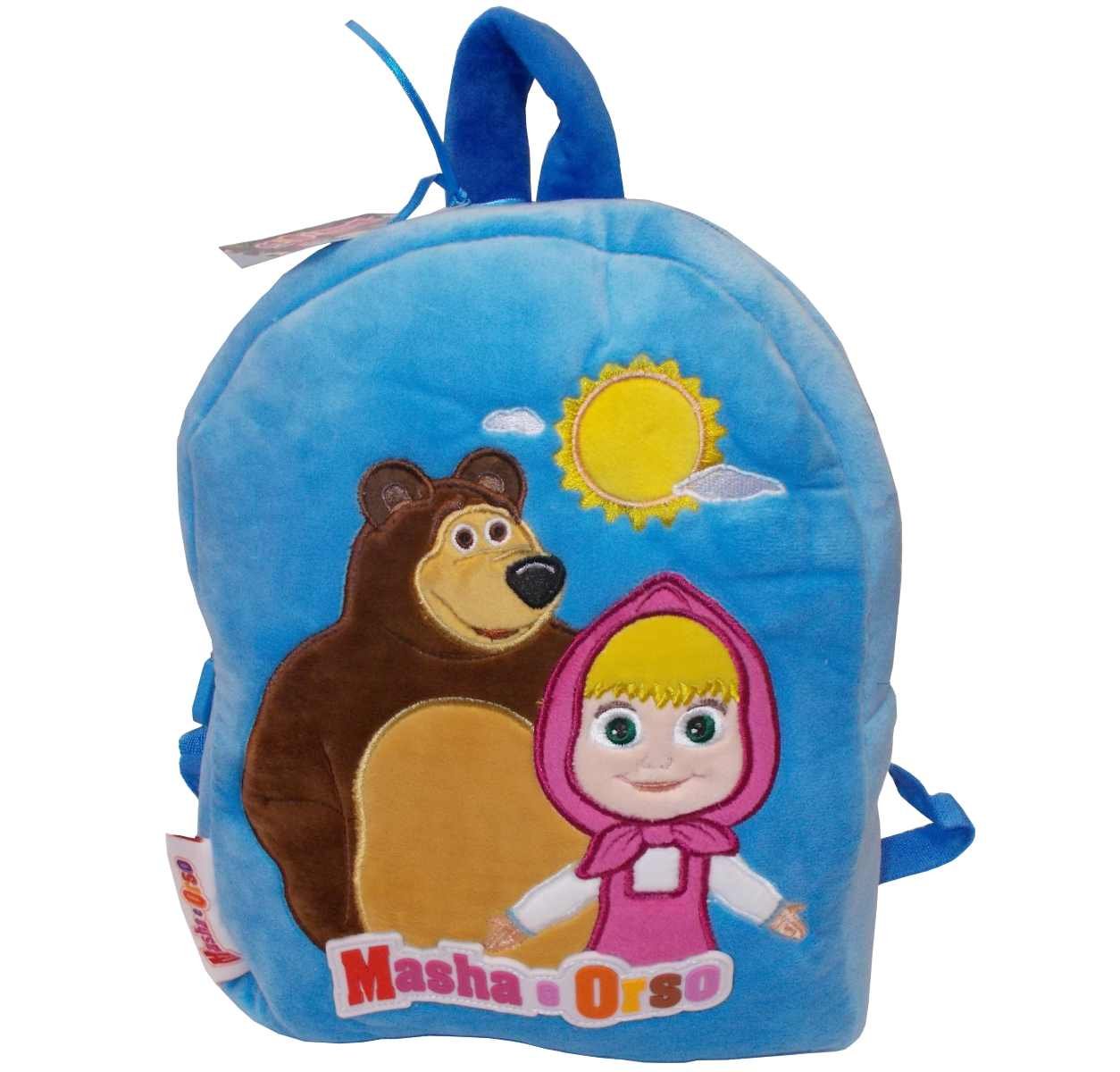 Masha and the Bear Backpack Plush Velvety 154850 C