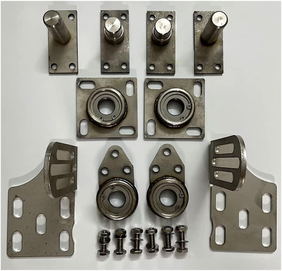 Extra Heavy Duty Hinge for Metal Door Revolving Door Hinge 360° Rotation Load 300kg Heavy Duty 130kg Stainless Steel Pivot Hinge Villa gate Courtyard gate 1 Set