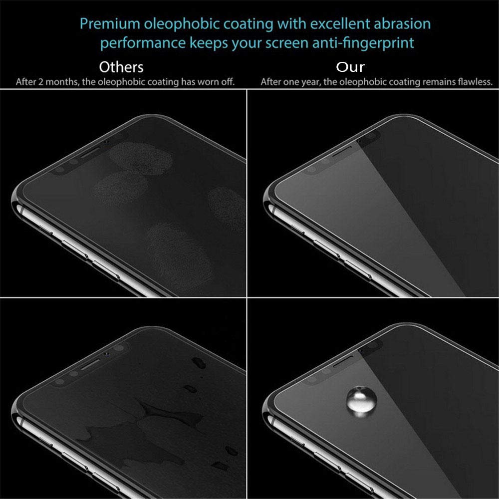 2 Pellicole In Vetro Temperato Per IPhone X / XS – Proteggi Schermo, Trasparenti E Antigraffio! - Foto 2
