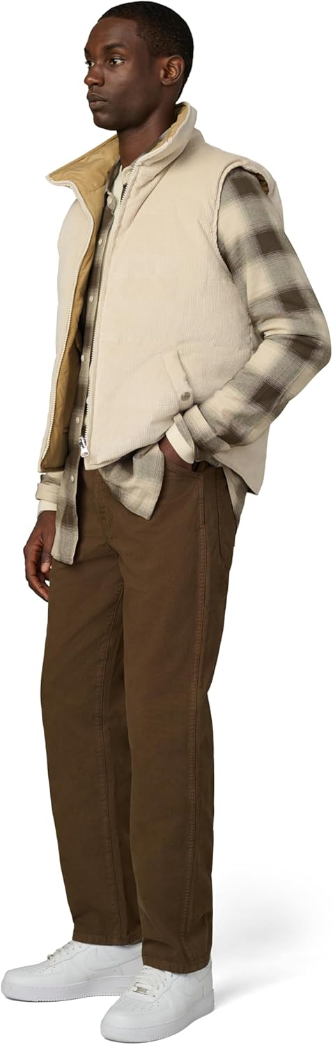 Joe's Men's Reversible Corduroy Medium Weight Puffer Vest