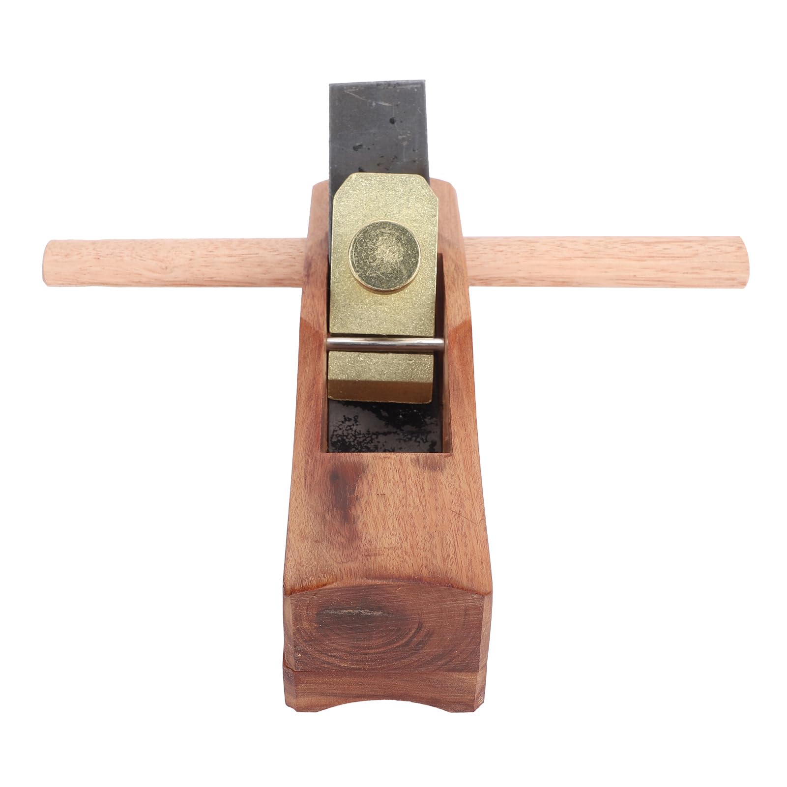 Jeffergarden Pialla in Legno, Pialla a Mano in Palissandro Rosso per | Lama in Acciaio per Utensili, Leggera per Progetti Artigianali, Base Piatta Lucidata, Uso per Scanalatura e Modellatura