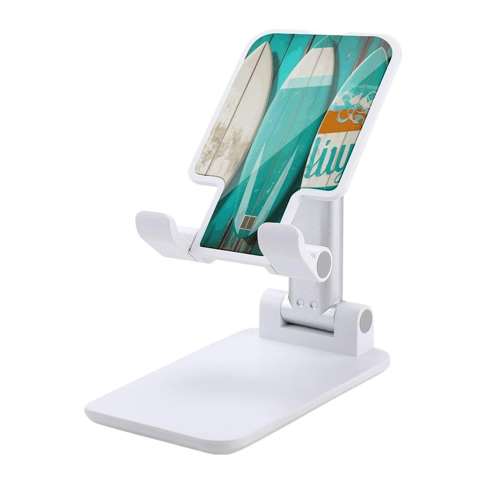 Support de téléphone portable pour bureau pliable et ajustable turquoise - 7