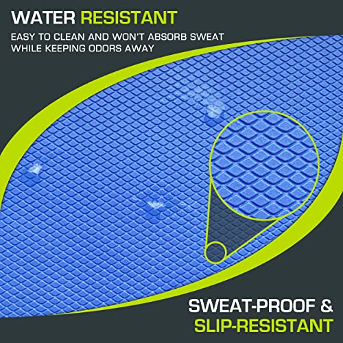 ProsourceFit Exercise Balance Pad – Non-Slip Cushioned Foam Mat & Knee Pad for Fitness and Stability Training, Yoga, Physical Therapy 15.5”x12.75”, Blue by ProsourceFit - Image 5