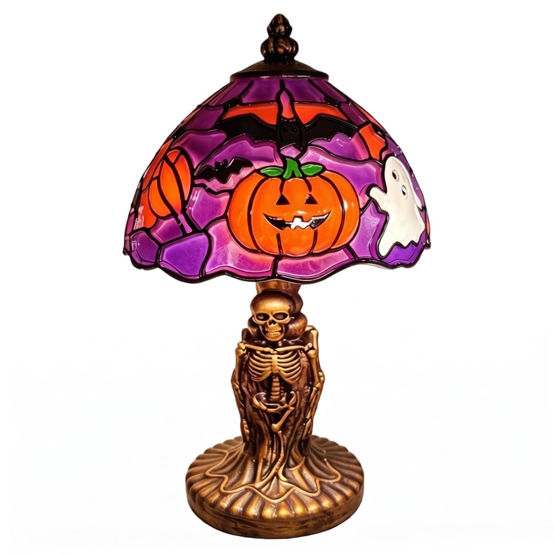 Fertnouk Halloween Lamp, Glowing Vintage Halloween Decor