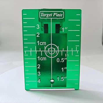 Ceiling Leveling Strip, Magnetic Level Gauge, Laser Target, Installation Project Reflective Strip, Calibrated Laser Target, Plastic, 5x5x5 cm
