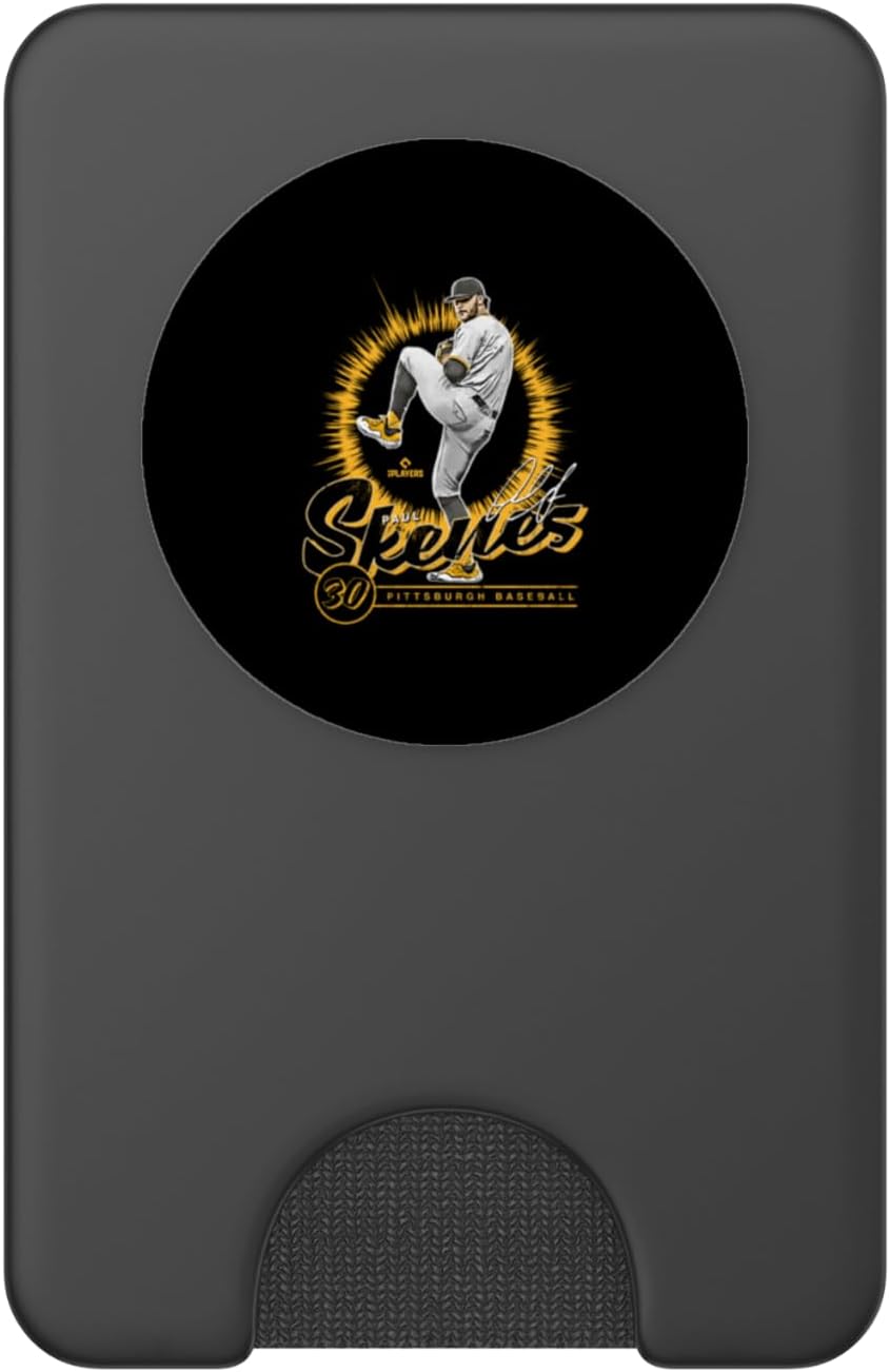 Paul Skenes | Pittsburgh MLB Baseball Players| MLBPSK305N PopSockets PopWallet for MagSafe
