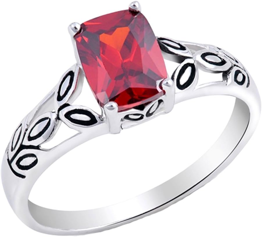 CHOOSE YOUR COLOR Sterling Silver Flower Ring