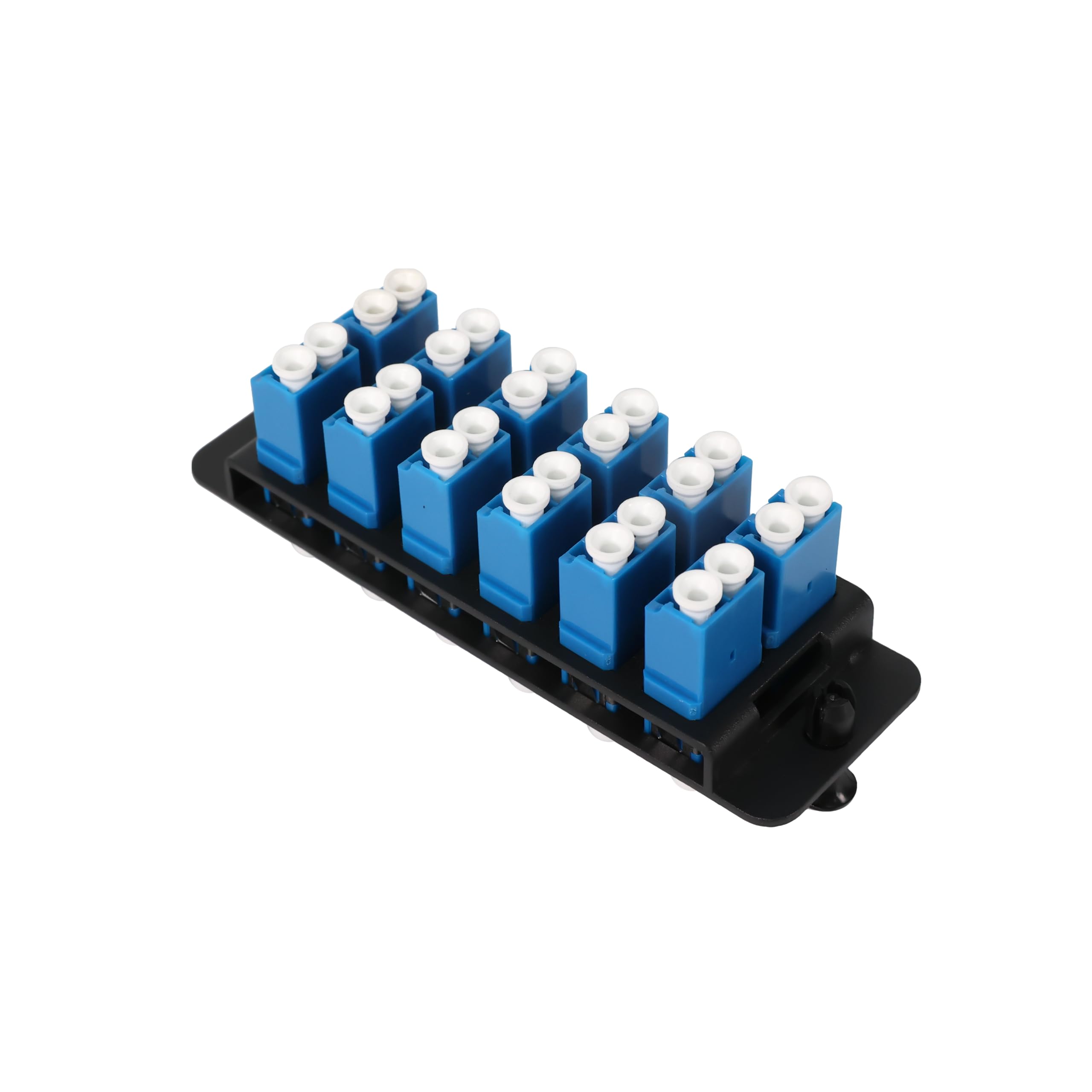 Blue Adapter Module Snapklik.com : QSFPTEK 4PCS Fiber Adapter Panel, 24 Fibers OS2 Single ...