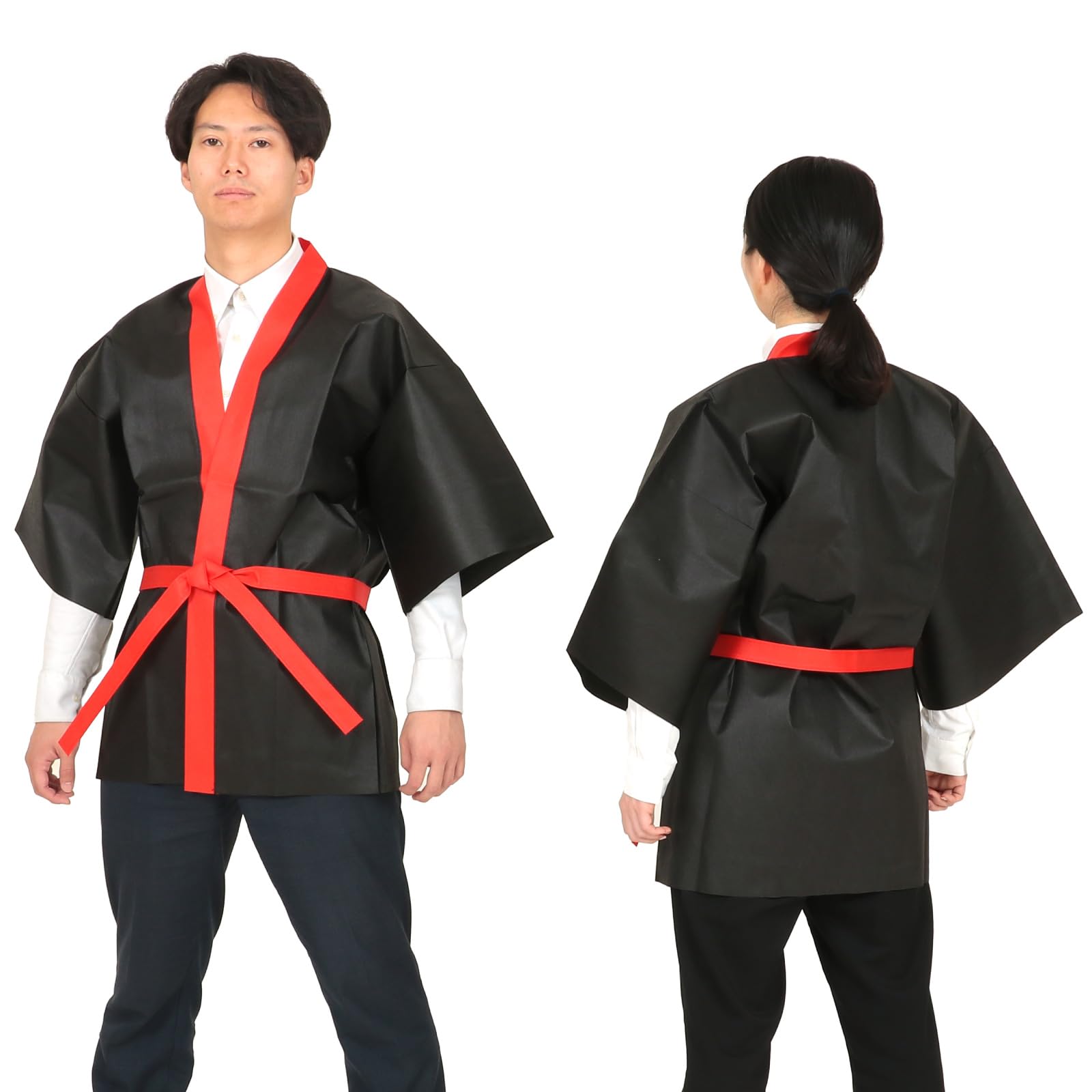 Amazon.co.jp: [アーテック] カラー不織布ハッピ 大人用 Lサイズ（黒