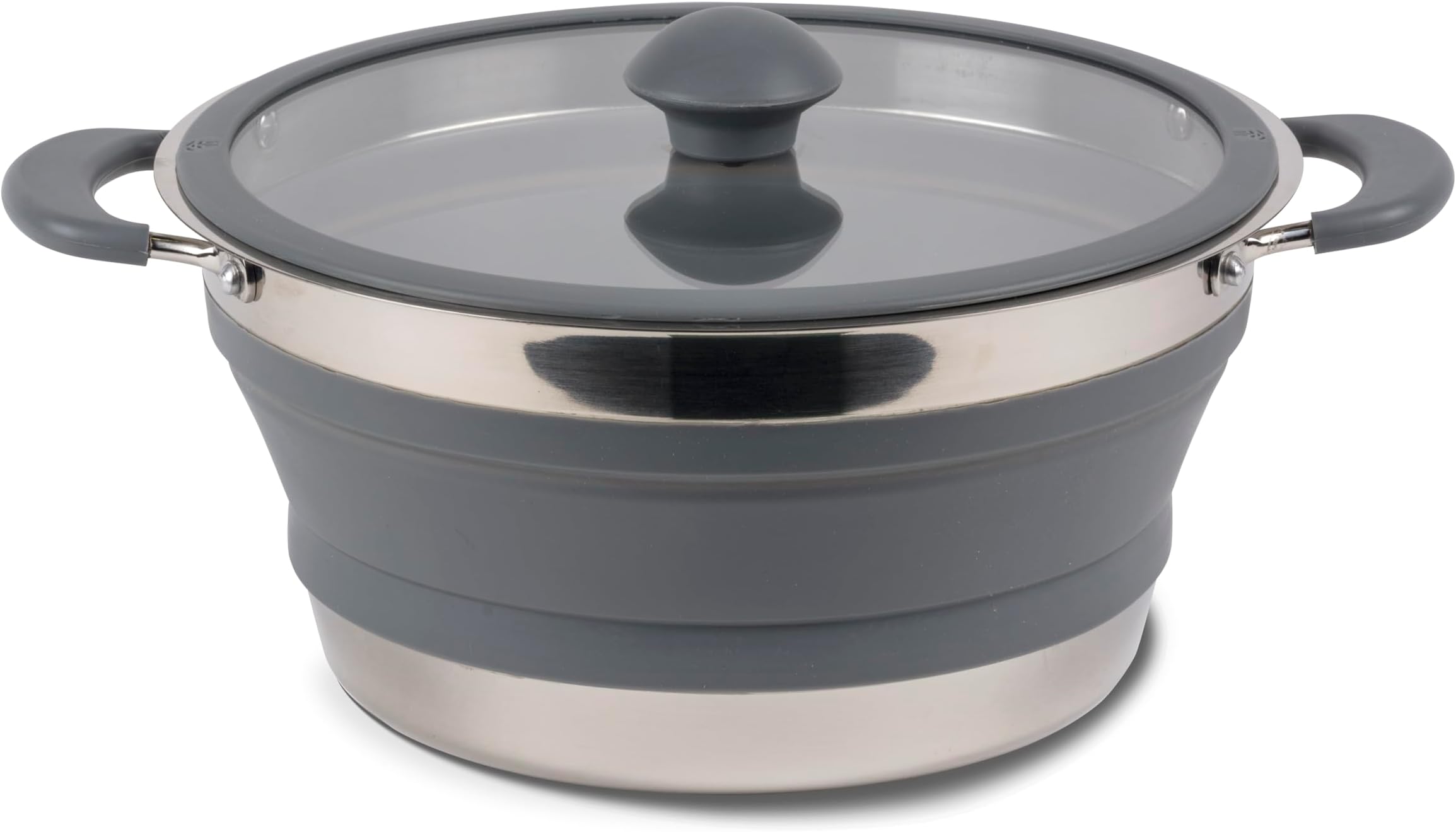 Kampa Folding Saucepan 3Litre Grey