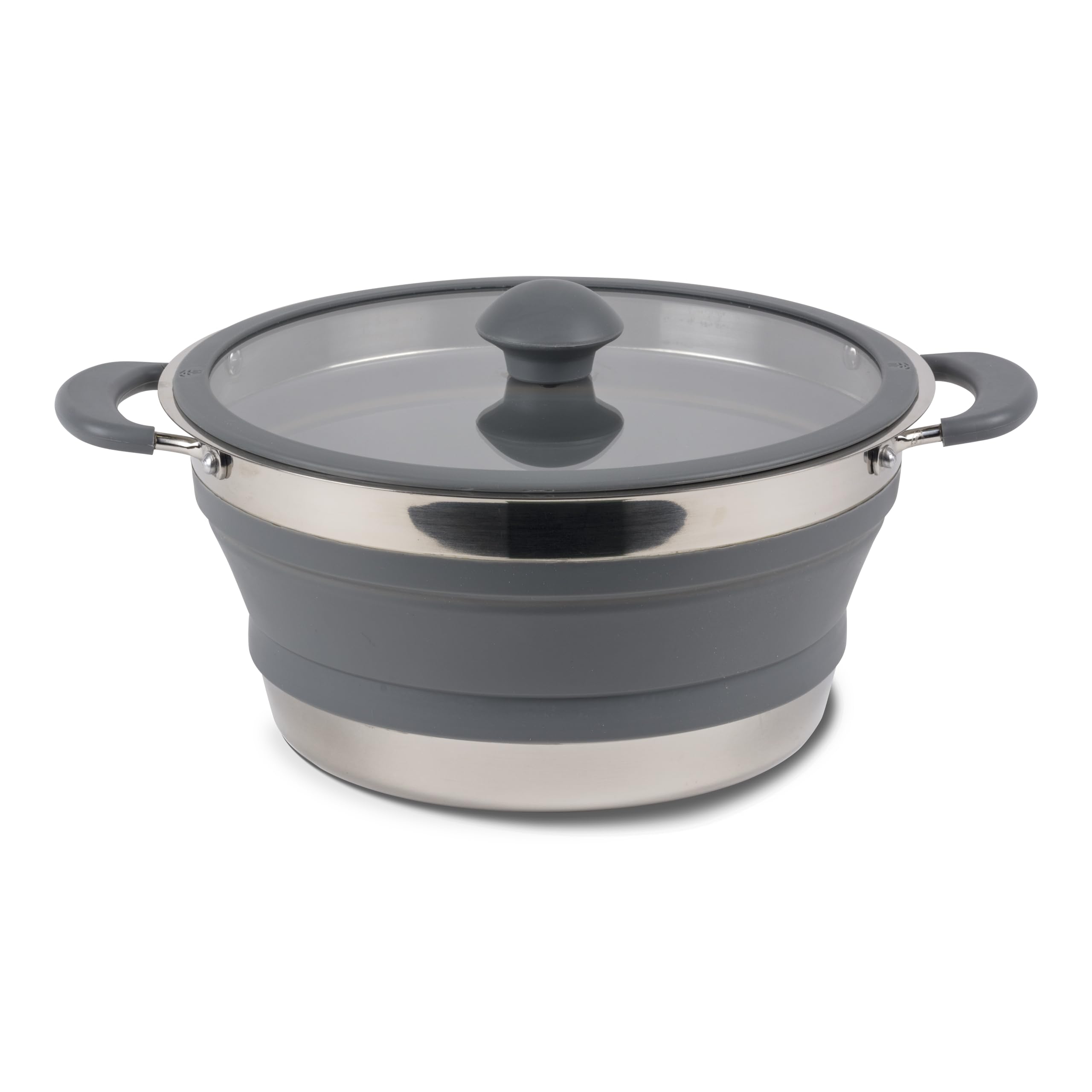 Kampa Folding Saucepan 3Litre Grey