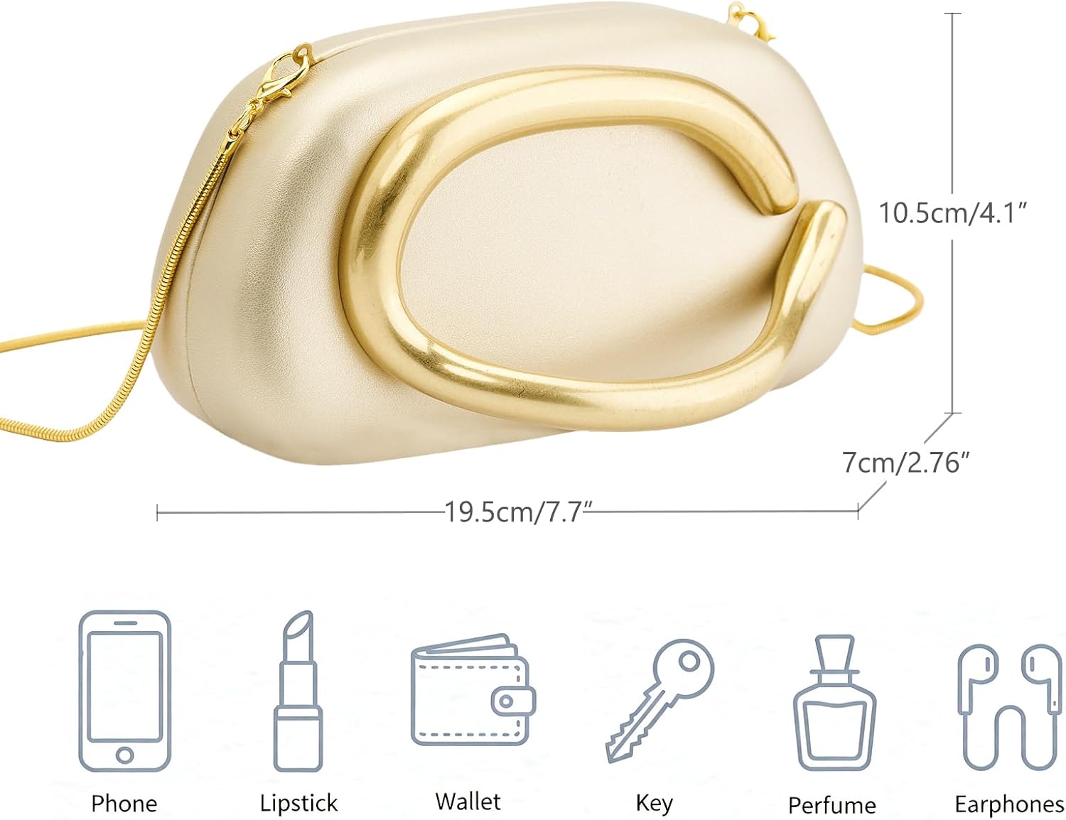 MR Clutch Purses for Women PU Leather Women's Evening Handbags Wedding Clutch Cocktail Party Prom Purse