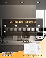 Vista 4 de Adetu 4 inch Square Led Recessed Lighting Black,5CCT Ultra Thin Square Led Ceiling Light with Junction Box, 2700K/3000K/3500K/4000K/5000K Blanco - 1