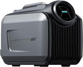 Cybertake S2 Pro Portable Camping Air Conditioner, Tent AC with 5100 BTU Cooling and 6100 BTU Heating, 8 Hours on 1kWh, 3-Way Power48V DC, 12-24V Vehicle, 100V-240V Wall, Ideal for Tent, Camping, RV