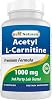 Best Naturals Acetyl L-Carnitine 1000 mg 60 Capsules