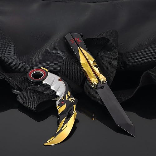 Miniatura 6 de Cuchillo de puntos de regalo Valorant Set de juguetes periféricos Cuchillo de garra Valorant Model Toys (No.2)