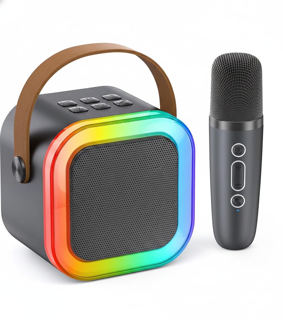 𝐃𝐫𝐮𝐦𝐬𝐭𝐨𝐧𝐞 𝟏𝟓 𝐲𝐞𝐚𝐫 𝐰𝐚𝐫𝐫𝐚𝐧𝐭𝐲 Portable Bluetooth Karaoke System – Dual Wireless Mics, LED Light Show, Voice Modulator, Rechargeable Party Speaker for Home, Travel & Events-image-45