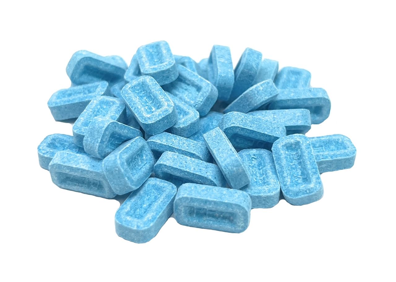 Classic Pez Sour Blue Raspberry Unwrapped Candy Dispenser Refill, 4 Pounds