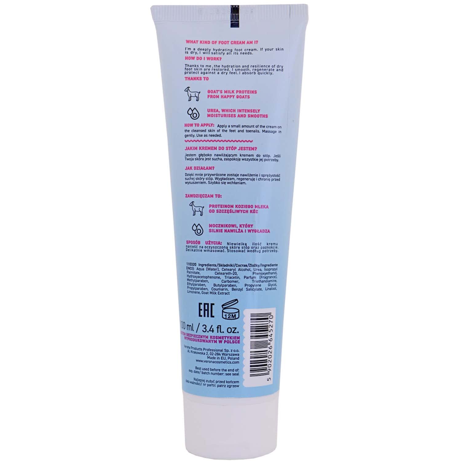 Buy Vollare Cosmetics Foot Cream for Dry Feet, Urea Cream Foot Care