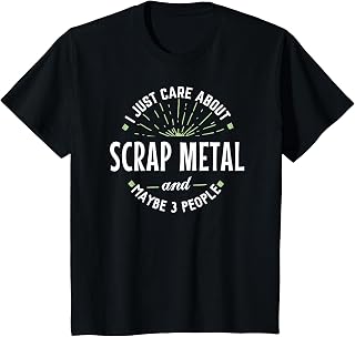 Funny Scrap Metal Shirt for Men Dad Fathers Day Gift
