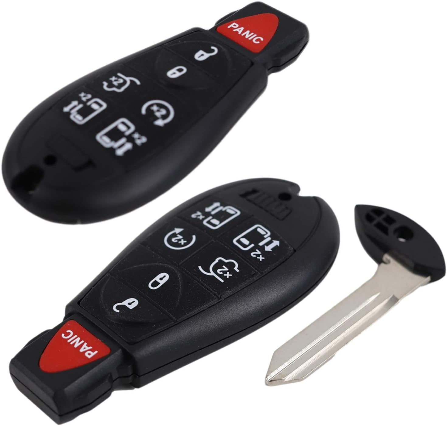 Keyless Remote Key Fob Replacement for 2008-2015 Chrysler Town and Country,2008-2014 Dodge Grand Caravan, M3N5WY783X 433MHZ,Pack of 2