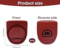 Vista 2 de 4 tapones de repuesto para botella, junta de botella de silicona, accesorios para Owala FreeSip de 24 onzas y 32 onzas, piezas de tapa superior