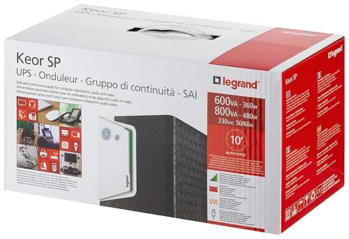 Legrand Keor Sp Gruppo di Continuita' UPS a Linea Interattiva 800VA 480W - 7