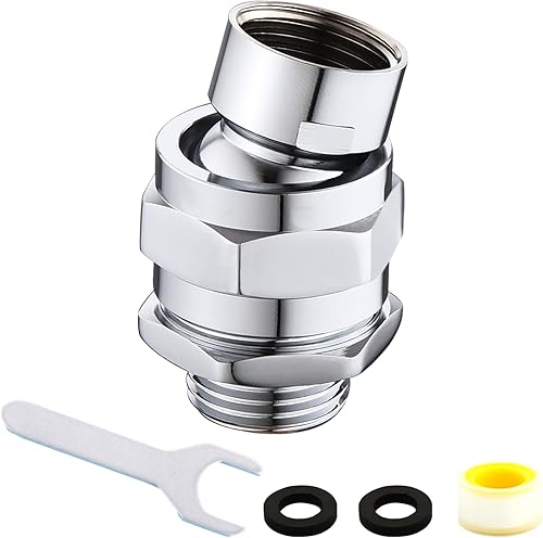 Miniatura 33 de Adaptador de codo de cabezal de ducha, adaptador de codo de brazo de ducha para duchas de mano y duchas montadas en la pared, extensión de brazo