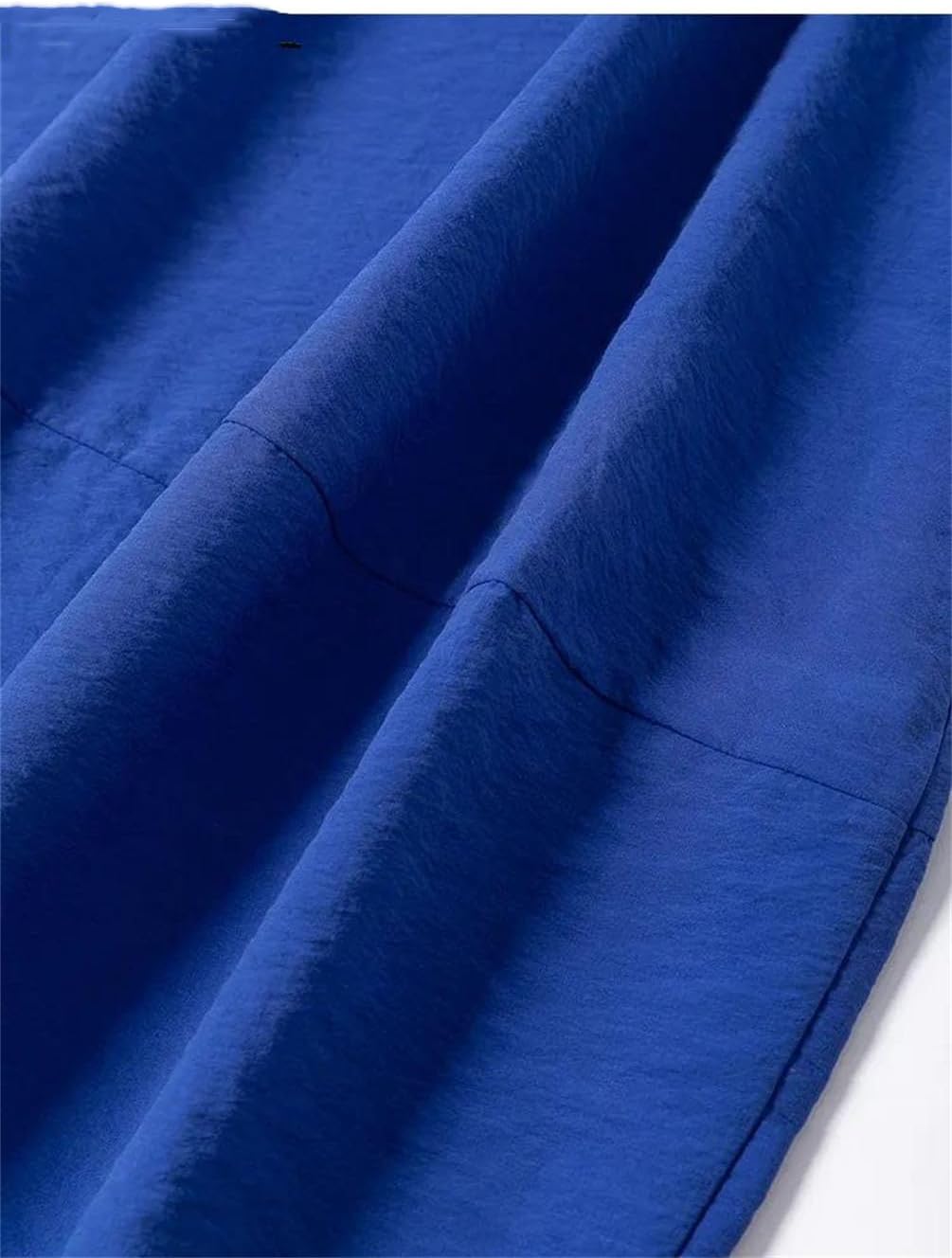 Women's Silk Casual Dresses Solid Color Long Sleeveless Dress